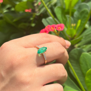 Anillo Esmeralda Real